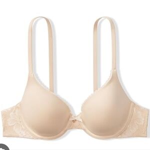 Body By Victoria Lined Perfect Coverage Nude Bra Size 38DD 38E